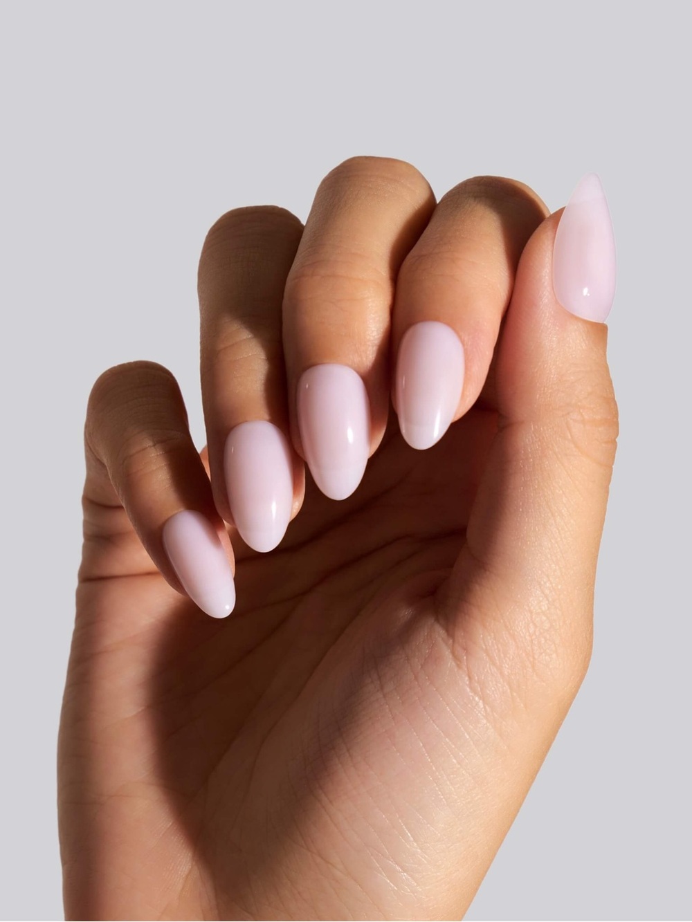 Celebritips Ballerina Short Almond Press On Nails Milky Pink Bridal NWT